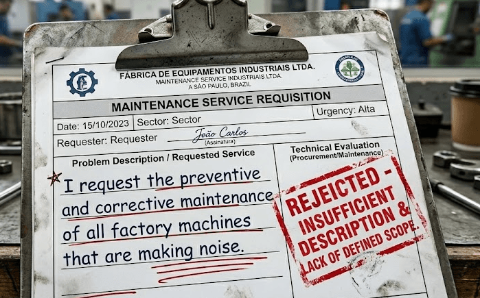 Typical service request